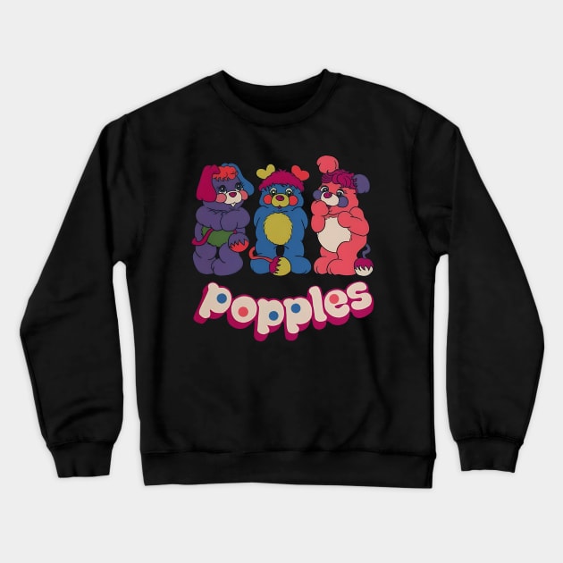 Popples Cute Bear Crewneck Sweatshirt by minimalistix